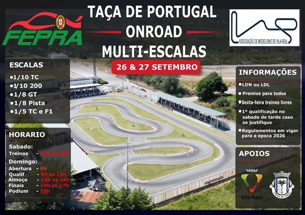 Taça de Portugal Onroad - Multi-escala - 2026